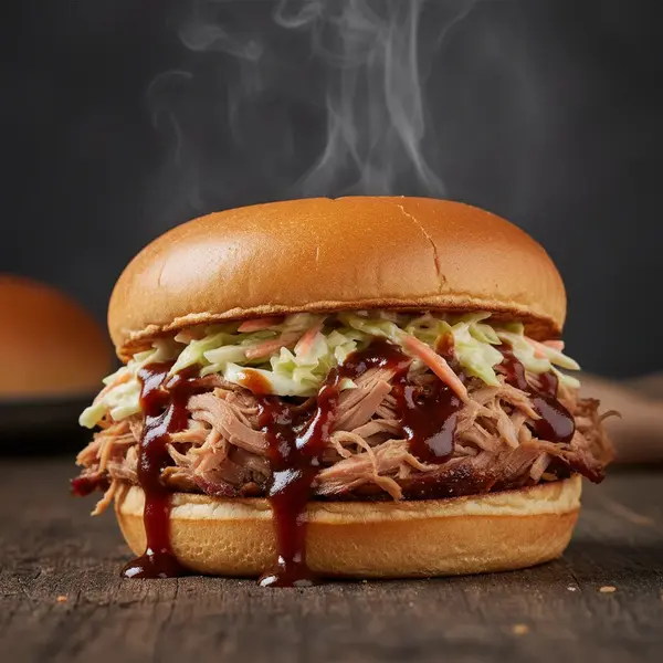 Pulled pork sandwich